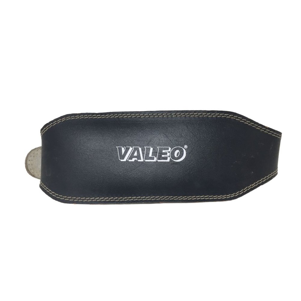 Valeo 6" Leather Weightlifting Belt - Back Support for Body Builders and Weight